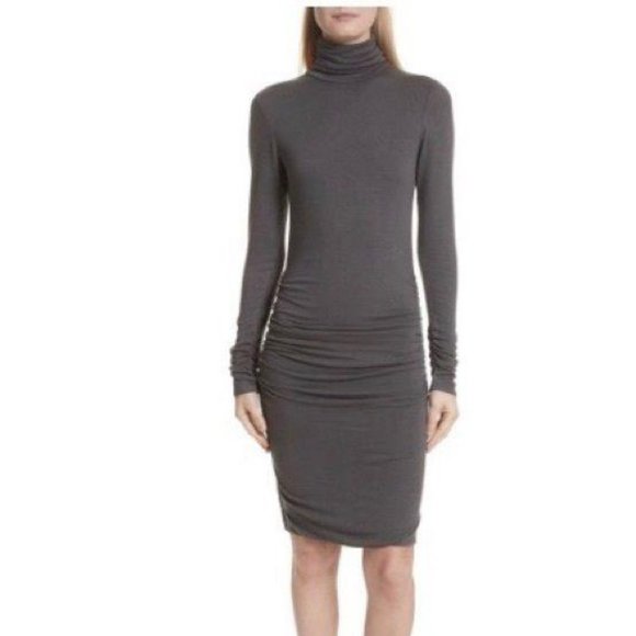 Twenty Dresses & Skirts - TWENTY Ruched Body-con Turtleneck Dress